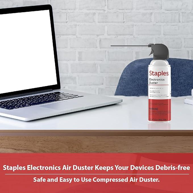 Staples Electronics Air Dusters, Canned Compressed Air Duster Cans - NeatNest