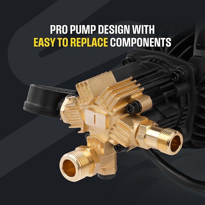 ACTIVE 2.3 Electric Pressure Washer - 2.0 GPM and 1500 PSI, Wall Mounted Pressure Washer, Electric Power Washer for Car Detailing, Home, Patio and All Other Cleaning transformations. - NeatNest