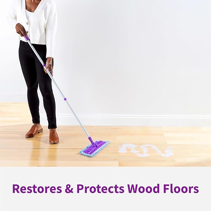 Rejuvenate Professional Wood Floor Restorer Fills Scratches, Shines And Protects Wood Flooring For A High Gloss Shine, 32 Ounces, 6 Pack - NeatNest