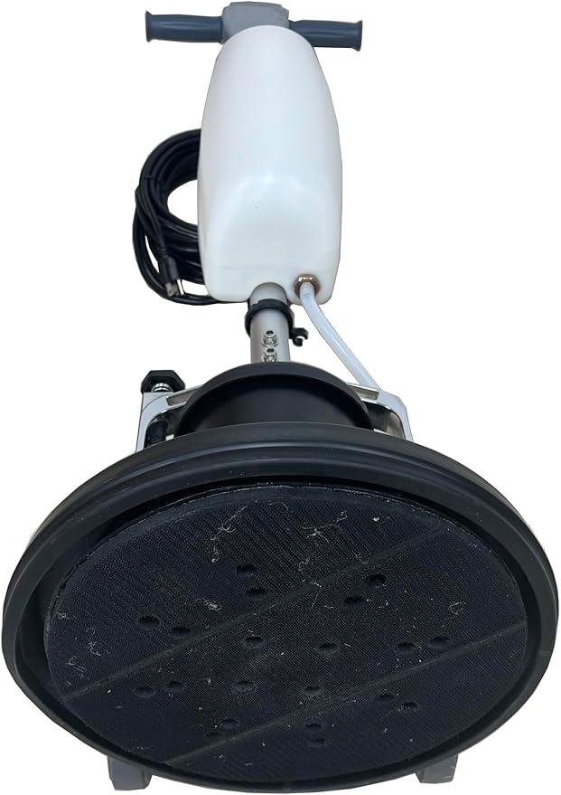 13" Heavy-duty Multi-Functional Floor Buffer Polisher Machine - Clean, Buff, Scrubb and Polish with Ease! Ideal for Carpets Too! Includes Optional Solution Tank, 2 Brushes and 3 Scouring Pads - NeatNest