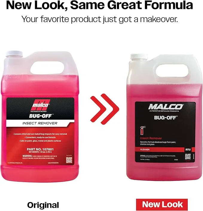 Malco Bug Off - Easy Removal from Auto Paint, Glass, Metal and Plastic Surfaces / 1 Gallon (107801) - NeatNest