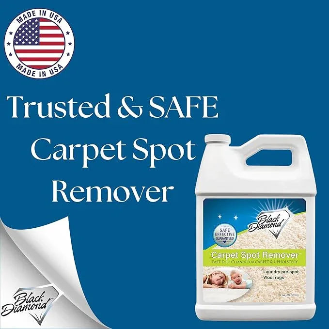 Black Diamond Stoneworks carpet and upholstery cleaner: this fast acting deep cleaning spot and stain remover spray also works great on rugs, couches, and car seats. (4-gallons) - NeatNest