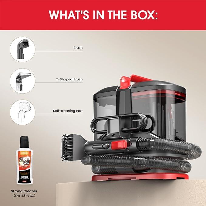 Portable Spot Cleaner Machine for Carpet and Upholstery, 15Kpa Powerful Suction for Pet Stain, Couche & Car, Spot Cleaner for Area Rug, Stair and Furniture - NeatNest