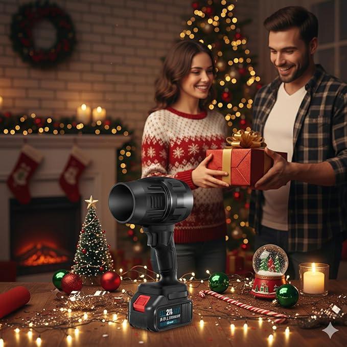 Saker Cordless Leaf Blower Portable Dust Cleaner Handheld Lightweight Blowers 180000 RPM with Adjustable Speed for Patio Cleaning, Drying,Camping Gifts 2 Batteries BF170 Black - NeatNest
