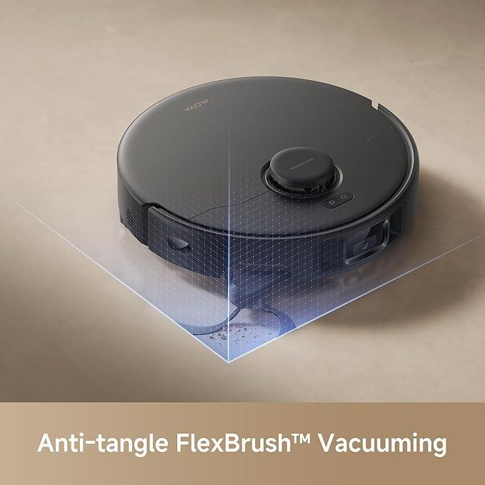 Mova E30 Pro Plus Robot Vacuum, 19000Pa Suction, DuoRoller Brush Anti-Tangle, Self-Emptying 90-Day Hands-Free, Extendable Side Brush for Edge Cleaning, App & Voice Control - NeatNest