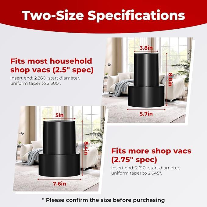 Shop Vac Extractor Kit, Better Extractor Hose Kit for Carpet & Upholstery Cleaning in Home and Auto, with Wand, Hose & Adapter - NeatNest