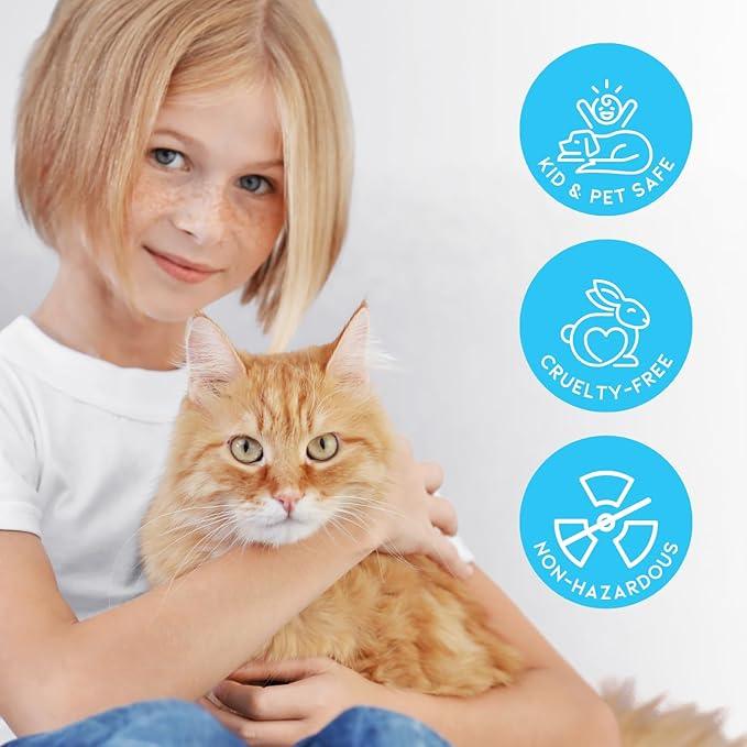 Litter Box Magic Cat Deodorizer Jar (16 Oz, Pack of 3) Fresh Scent - Air Freshener for Pet Smells from Litter Box - Odor Removing Litterbox Gel In A Jar - Odor Eliminator to Freshen Air - NeatNest