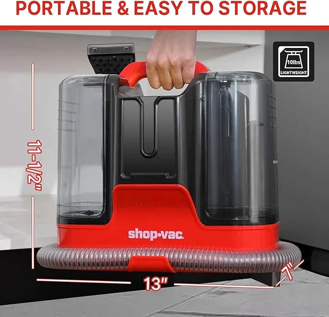 Shop-Vac Portable Carpet and Upholstery Cleaner Machine, Powerful Spot Cleaner for Pet Stains, Sofa, Rug, Mattress, Curtain and Window, Lightweight with One Cleaner Solutions - NeatNest