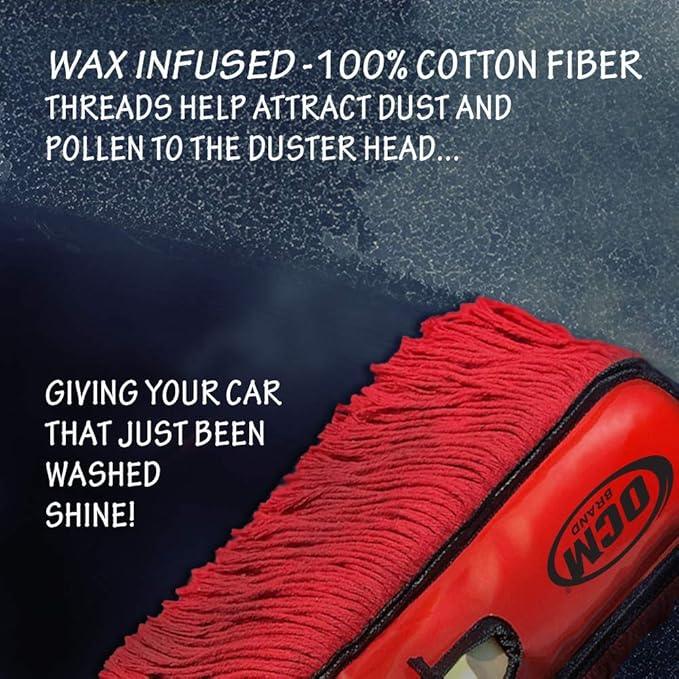 Classic Car Duster with Solid Wood Handle Includes Storage Case - Popular Detailers Choice - NeatNest