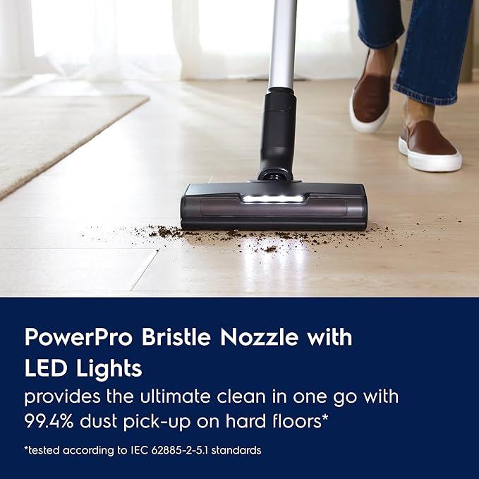 Electrolux Ultimate600 Cordless Stick Vacuum with PowerPro Bristle Nozzle and Larger Dust Bin Capacity, 50-Minute Run Time, 3 Power Modes, Denim Blue - NeatNest