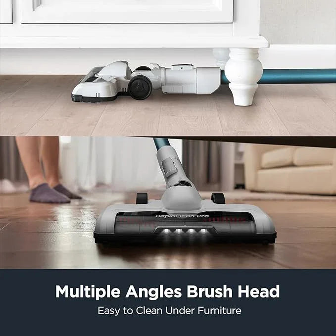 Eureka RapidClean Pro NEC280TL Cordless Stick Vacuum Cleaner – Lightweight 5.3 lbs, 40-Min Runtime, LED Headlights, 3 Power Modes, Ideal for Pet Hair, Hard Floors & Carpets - NeatNest