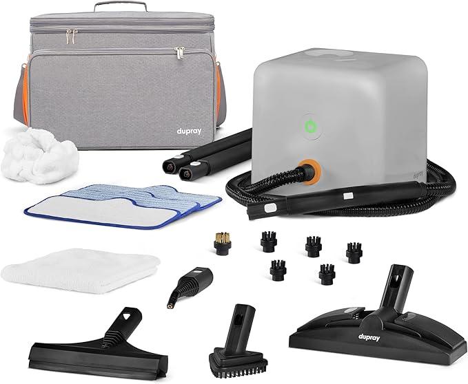Dupray Neat Plus Steam Cleaner with 18-Piece Accessory Kit (incl. the Awesome Bag) A powerful multi-purpose steamer. *Kills 99.9% of Bacteria & Viruses - NeatNest