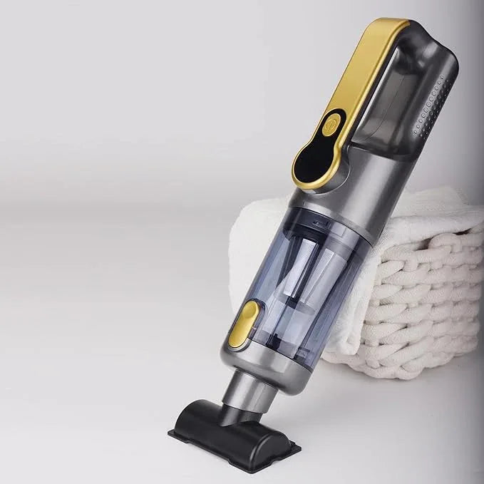 Handheld Vacuum Cordless, Car Vacuum Portable Cordless 6000mAh Dust Busters Rechargeable Brushless Motor 18000Pa Strong Suction, Portable Vacuum for Car Home with 6 Accessories, Yellow - NeatNest