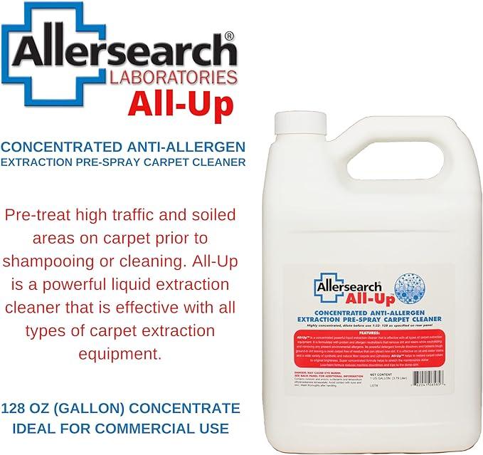 Allersearch All-Up Concentrated Anti-Allergen Carpet Spot Spray 1 Gallon (128 Oz) - NeatNest