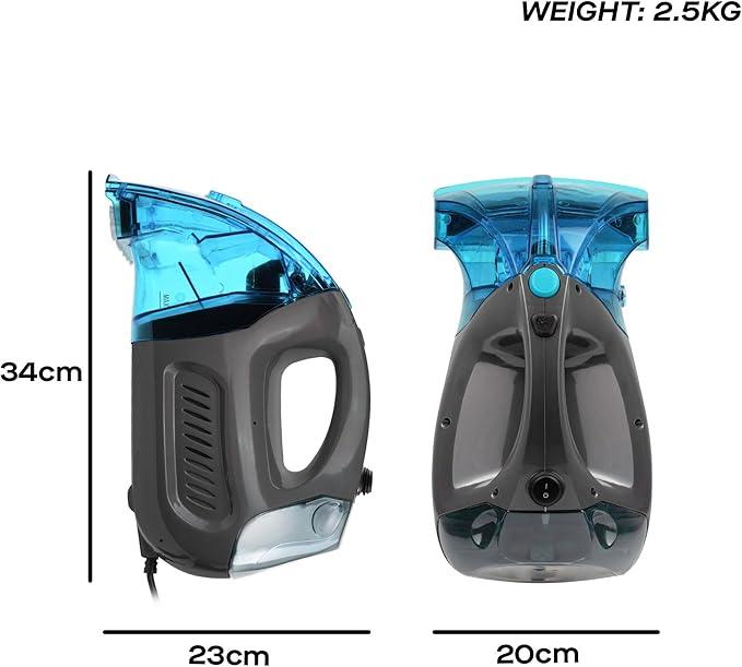 Hausmeister Hydroflex Portable Carpet Cleaner Machine, Upholstery Cleaner Machine for Couch, Car Seats & Pet Stains, 500W Powerful Handheld Deep Cleaner with 3 Brush Heads - NeatNest