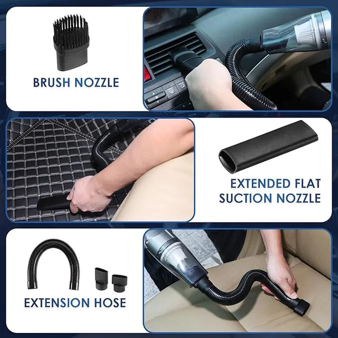 Viewsun 21Pcs Car Cleaning Kit with High Power Handheld Vacuum, Car Wash Mop with Long Handle, Bucket, Detailing Brush Set, Windshield Cleaner, Complete Interior Exterior Washing Supply for Men Women - NeatNest