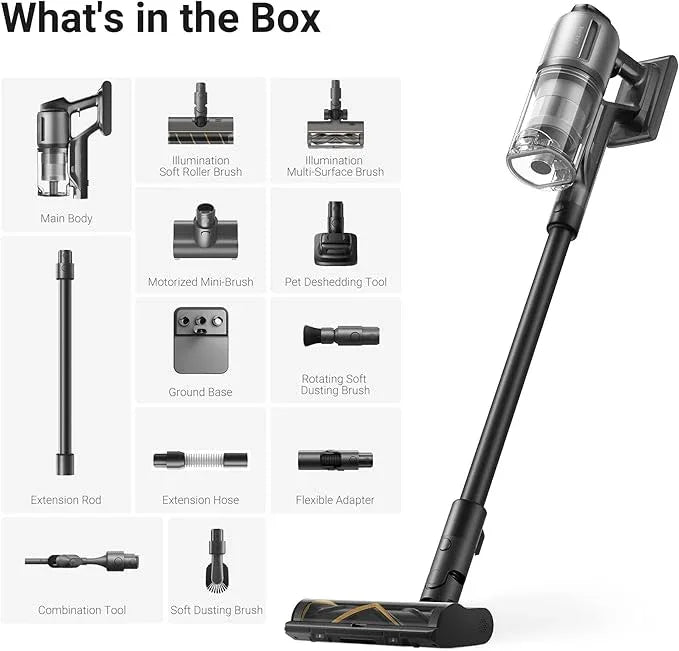 DREAME Z30 Cordless Vacuum Cleaner, Smart Stick Vacuum for Multi-Surface Cleaning, 310AW Suction with Dual Brushes, Pet Deshedding Tool, Long Runtime, Ideal for Hard Floor - NeatNest