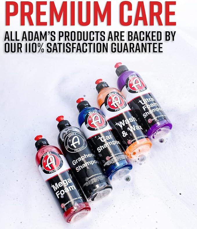 Adam’s Mega Foam (16oz) - pH Neutral Car Soap For Car Washing, Concentated For Wash Bucket, Foam Gun, Won't Strip Car Wax or Ceramic Coatings - NeatNest