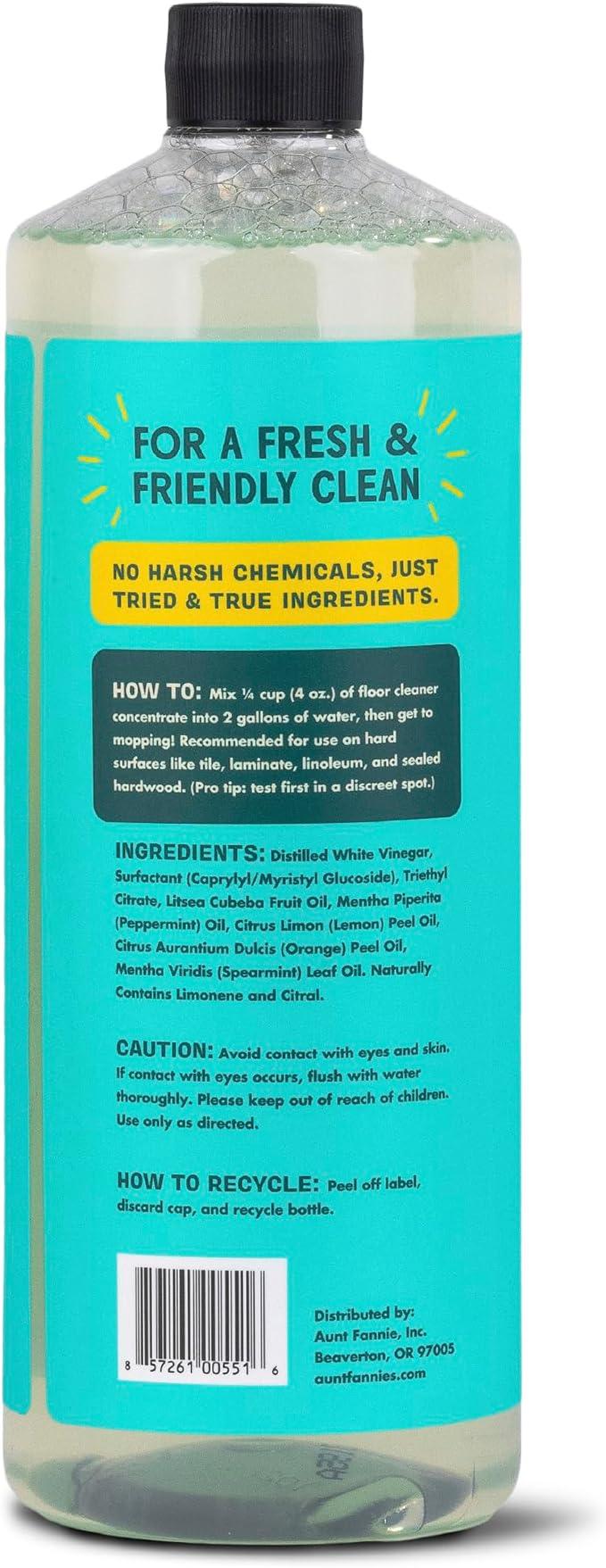 Aunt Fannie's Bundle: Floor Cleaner Vinegar Wash, Bright Lemon + Carpet Refresher, Bright Lemon - NeatNest