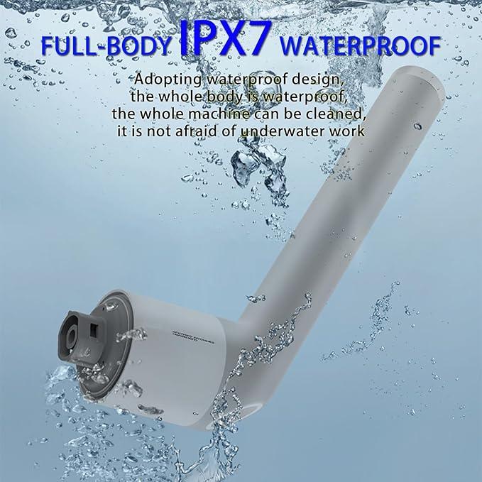 Electric Spin Scrubber,Bathroom Cleaner Brush with Full-Body IPX7 Waterproof,Shower Scrubber with Long Handle,Power Cleaning Brush with 9 Brush Heads,Cordless Scrubber for Kitchen,Tub,Tile,Galss,Floor - NeatNest