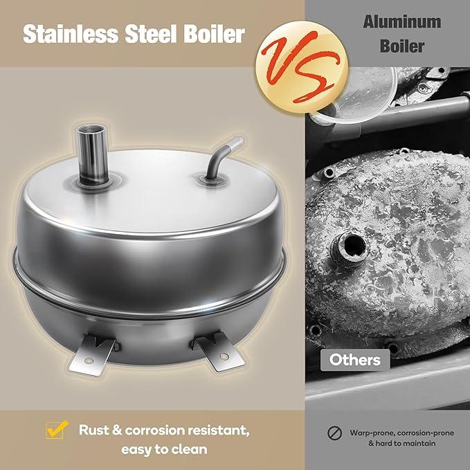 Newbealer Heavy-Duty Steam Cleaner for Home, Stainless Steel Boiler, 12-Piece Accessory Kit, Max 5 Bar Pressure, Multi-Purpose Steamer for Floors, Cars, Furniture, Upholstery, and More - NeatNest
