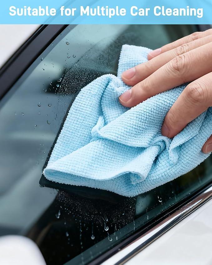 150 Pack Microfiber Cleaning Cloth Roll, XINDELL 12"x12" Tear-Off Lint-Free Towels for Car Detailing, Auto Window & Interior Cleaning Cloths – Ultra Absorbent, Scratch-Free, Blue - NeatNest