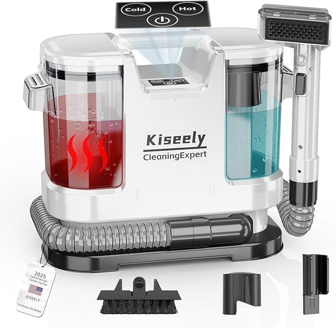 Portable Carpet and Upholstery Deep Cleaner, Instant Heating Rugs Cleaner, Powerful Suction&Deep Cleaning Cleaner Machine for Carpet, Couch, Car, Pets (ZM3) - NeatNest