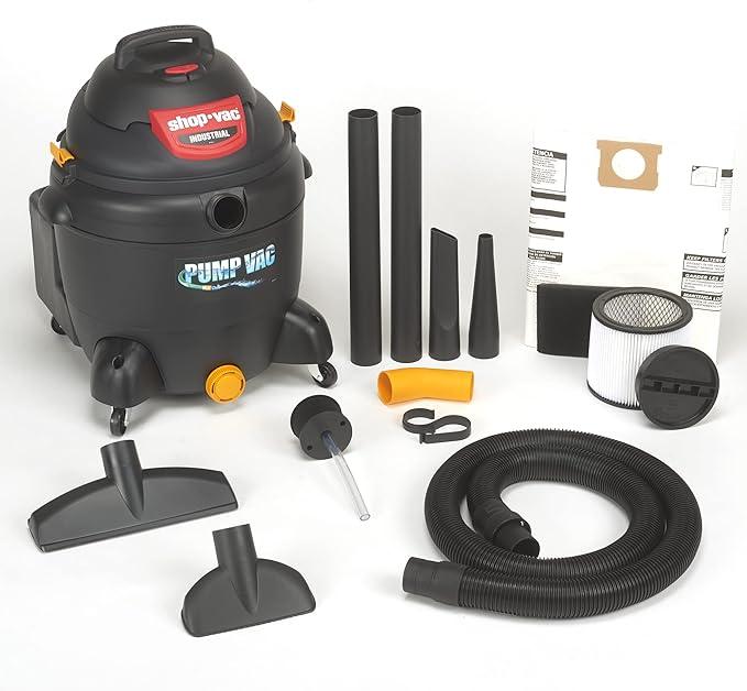 Shop-Vac 9601806 18 Gallon Wet/Dry Utility Vacuum, 6.0 Peak HP, 2.5 Inch Diameter x 8 Foot Hose, 20 Foot Cord, Design For Powerful Suction - NeatNest