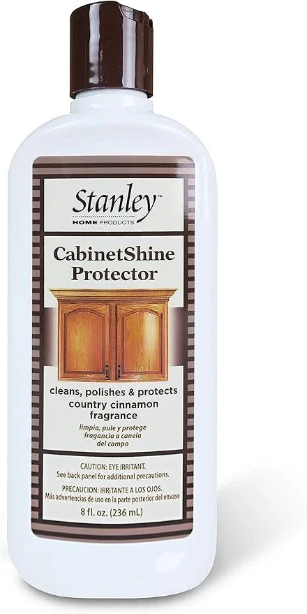 STANLEY HOME PRODUCTS Cabinet Shine Protector - Wood Polisher & Dust Cleaner For Wooden Furniture & Floor - Dust Cream & Hardwood Conditioner For Home & Office Patio (Pack of 6) - NeatNest