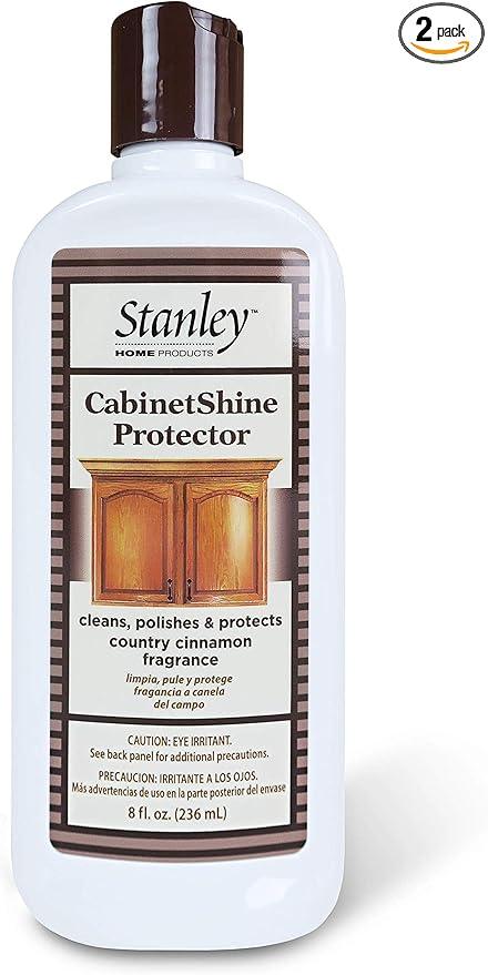 STANLEY HOME PRODUCTS Cabinet Shine Protector - Wood Polisher & Dust Cleaner For Wooden Furniture & Floor - Dust Cream & Hardwood Conditioner For Home & Office Patio (Pack of 2) - NeatNest