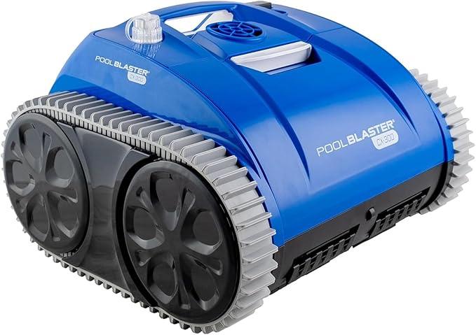 (All-New 2025) POOL BLASTER CX-300 Cordless Robotic Pool Cleaner for Smaller Inground & Above Ground Pools, 2.5 Hr Runtime, Wall Climbing, Smart Navigation, Rechargeable, Lightweight Robot Pool Vacuum - NeatNest