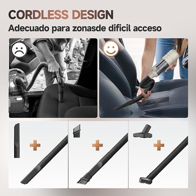 Car Vacuum, Handheld Car Vacuum Cleaner Cordless with Brushless Motor, 20000PA Suction High Power Rechargeable Vacuum Cleaner & Air Duster, 4-in-1 Portable Mini Hand Vacuum Blower with LED Display - NeatNest