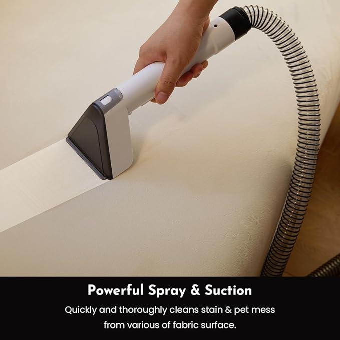 Cutewolf Portable Carpet & Upholstery Cleaner Machine, Handheld Spot Remover, 14Kpa Strong Suction Multi-purpose Deep Cleaner for Couch, Car, Stairs, Rugs, Pet Stains - NeatNest