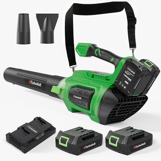 40V Leaf Blower Cordless, 620CFM Brushless Electric Leaf Blower Cordless with 2×5.0Ah Batteries and Charger, Battery Powered Leaf Blowers 4-Variable Speed & Turbo Mode Blowers for Lawn Care, Yard - NeatNest