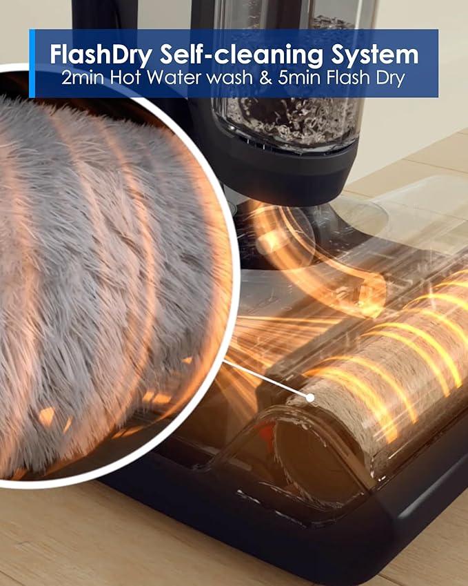 Tineco Floor ONE Switch S6 Cordless Wet Dry Vacuum Cleaner, Smart Floor Cleaner Mop, 5-in-1 Multi-Function Stick Vacuum FlashDry Self-Cleaning Dual-Edge Cleaning, Whole-House Cleaning - NeatNest