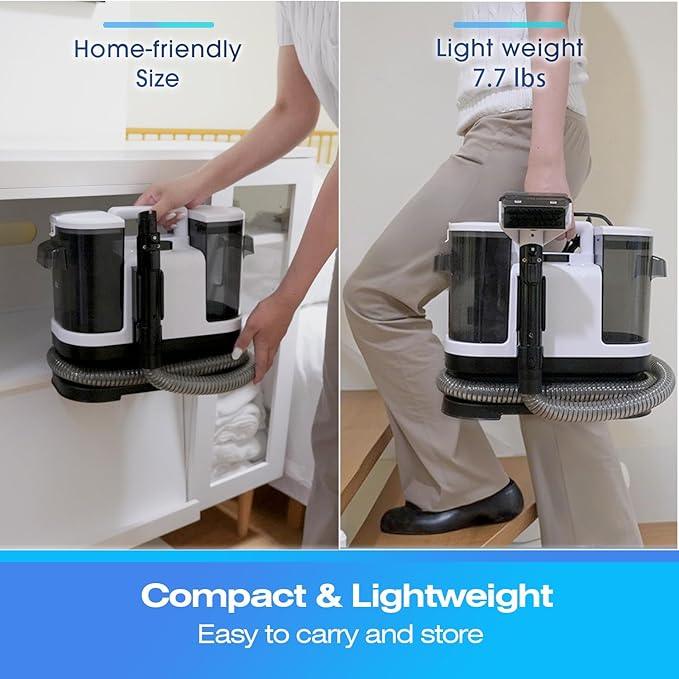 Carpet Cleaner Machine, 18Kpa Powerful Suction, Spot Cleaner & Pet Stain Remover, Self-cleaning, Large Dual Water Tank, Deep Cleaning for Carpet, Area Rugs, Upholstery, Cars, H6 - NeatNest