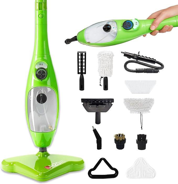 H2O X5 5-in-1 Multi-Purpose Steam Mop, Handheld Steam Cleaner, Adjustable Height, Removable Tank, Large Capacity, Rapid Heat Up, Steam Control, Lightweight, High Pressure - NeatNest