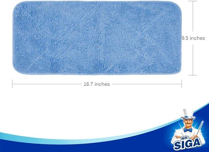 MR.SIGA Professional Microfiber Mop Refills, Pack of 3, Size: 42cm X 23cm - NeatNest