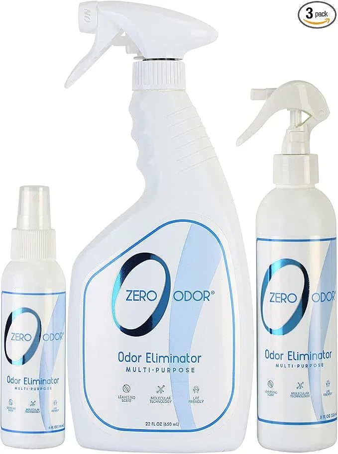Zero Odor - Multi-Purpose Strong Odor Eliminator for Home, Office, Car, Bathroom, Hotel, Room Deodorizer, and Odor Neutralizer, (Kit) - NeatNest