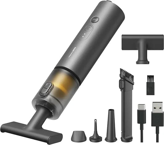 HOTO Handheld Car Vacuum Cleaner Cordless, 4-in-1 Portable Mini Vacuum with 20000Pa Strong Suction, Electric Compressed Air Duster Blower for Car, Desk, Computer, Keyboard, Home, Office Cleaning - NeatNest