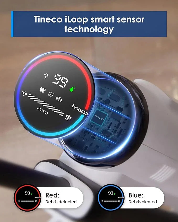 Tineco Corded Wet Dry Vacuum Steam Mop All-in-one, Hardwood Floor Cleaner Great for Sticky Messes, Floor ONE S5 Steam Smart for Hard Floors with Digital Display and Long Run Time - NeatNest
