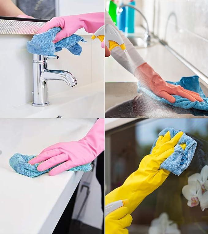 Window Cleaning Kit with Storage Bucket, Window Squeegee with 4.13ft Extension Pole, Scrubber, Spray Bottle,Duster Cloth, Squeegee with Rotating Head, Professional Window Cleaning Tools - NeatNest