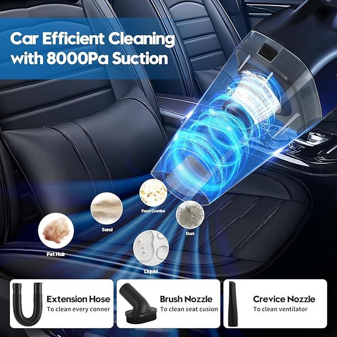 Qydipclin 38Pcs Car Detailing Kit, Car Detailing Brush Set, Car Wash Cleaning Kit, Car Detailing Brushes, Professional Car Care Kit for Interior Exterior Wheels, Blue - NeatNest