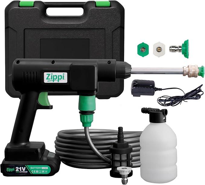 Zippi Hydro Cleaner Standard 2025 – Cordless High-Pressure Scrubber with Foam Dispenser, 1500 mAh Rechargeable & Lightweight for Efficient Outdoor Tile, Grout, and Surface Cleaning - NeatNest