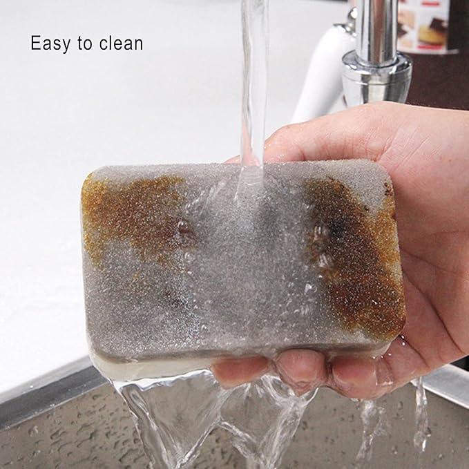 Sponge Individually Wrapped, Kitchen Dishwashing Sponges Bulk, Non Scratch Dishes Scouring Pad, Odor-Free Cleaning Sponge Wipes Scrubber Suitable for Travel Camping Apartments(24 Pack) - NeatNest