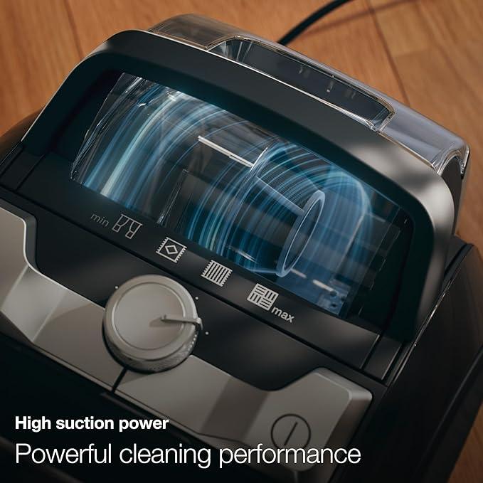 Miele Boost CX1 PowerLine SNRF0 Bagless Canister Vacuum Cleaner in Lotus White, Compact - NeatNest
