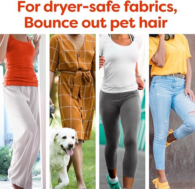 Bounce Pet Hair and Lint Guard Mega Dryer Sheets with 3X Pet Hair Fighters, Fresh Scent, 180 Count - NeatNest