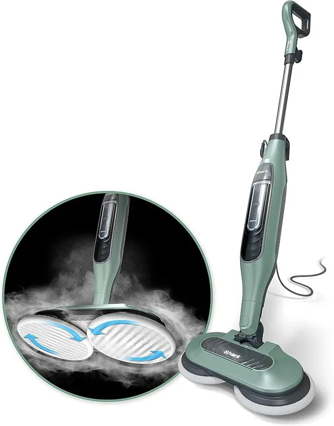 Shark S7000AMZ Steam & Scrub All-in-One Scrubbing and Sanitizing Hard Floor Steam Mop, Pure Water (Renewed) - NeatNest