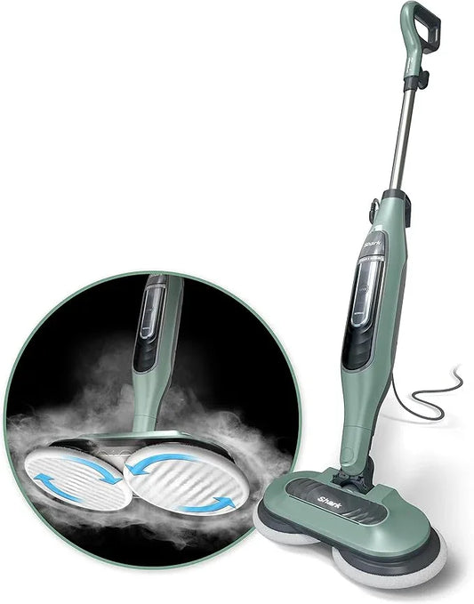 Shark S7000AMZ Steam & Scrub All-in-One Scrubbing and Sanitizing Hard Floor Steam Mop, Pure Water (Renewed) - NeatNest