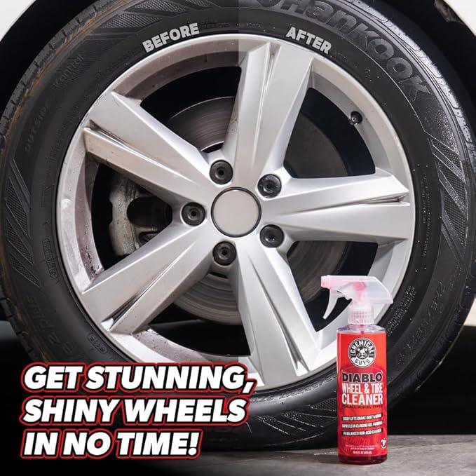 Chemical Guys Car Detailing Kit, Car Cleaning Kit with Total Interior Cleaner & Protectant, Sprayable Wheel Cleaner, Car Wash Soap, Bucket, Brushes, and Detailing Accessories - 17 Piece Wash Kit - NeatNest